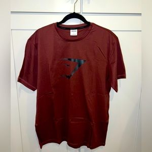 Gym Shark Tee Men’s L Red New! Athletic!